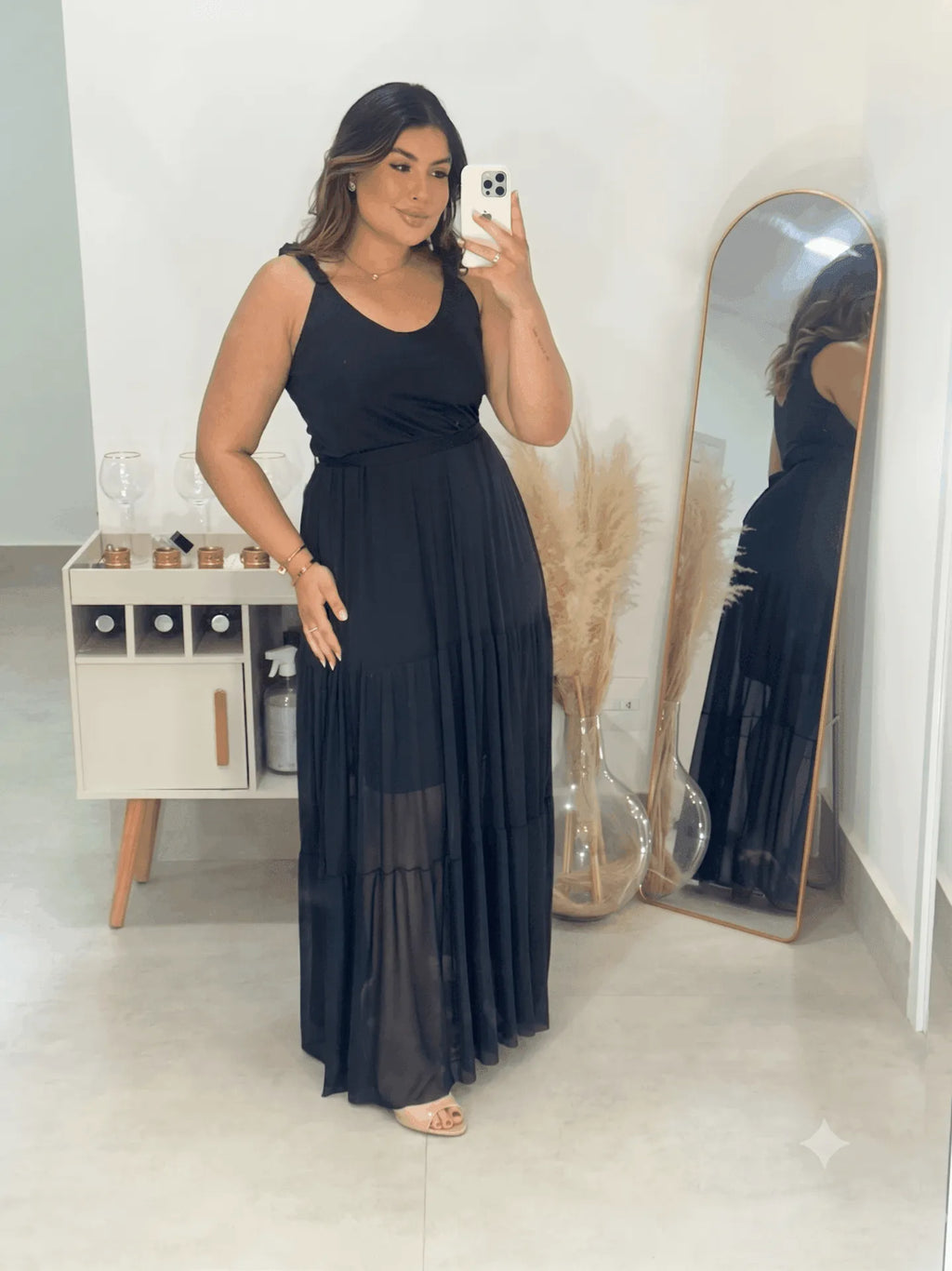 Vestido Lisa Liso Plus Size