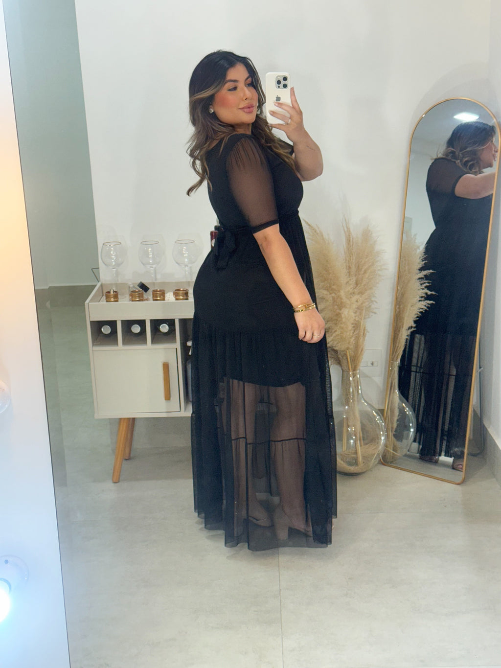 Vestido Loren Liso Plus Size