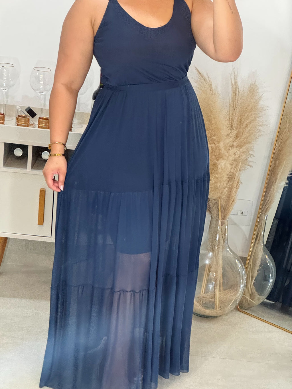 Vestido Lisa Liso Plus Size