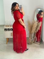 Vestido Loren Liso Plus Size