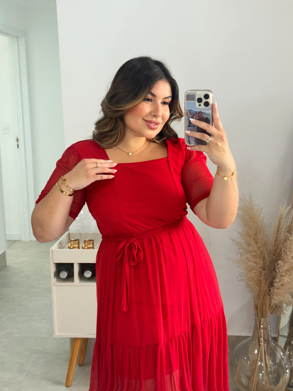 Vestido Loren Liso Plus Size