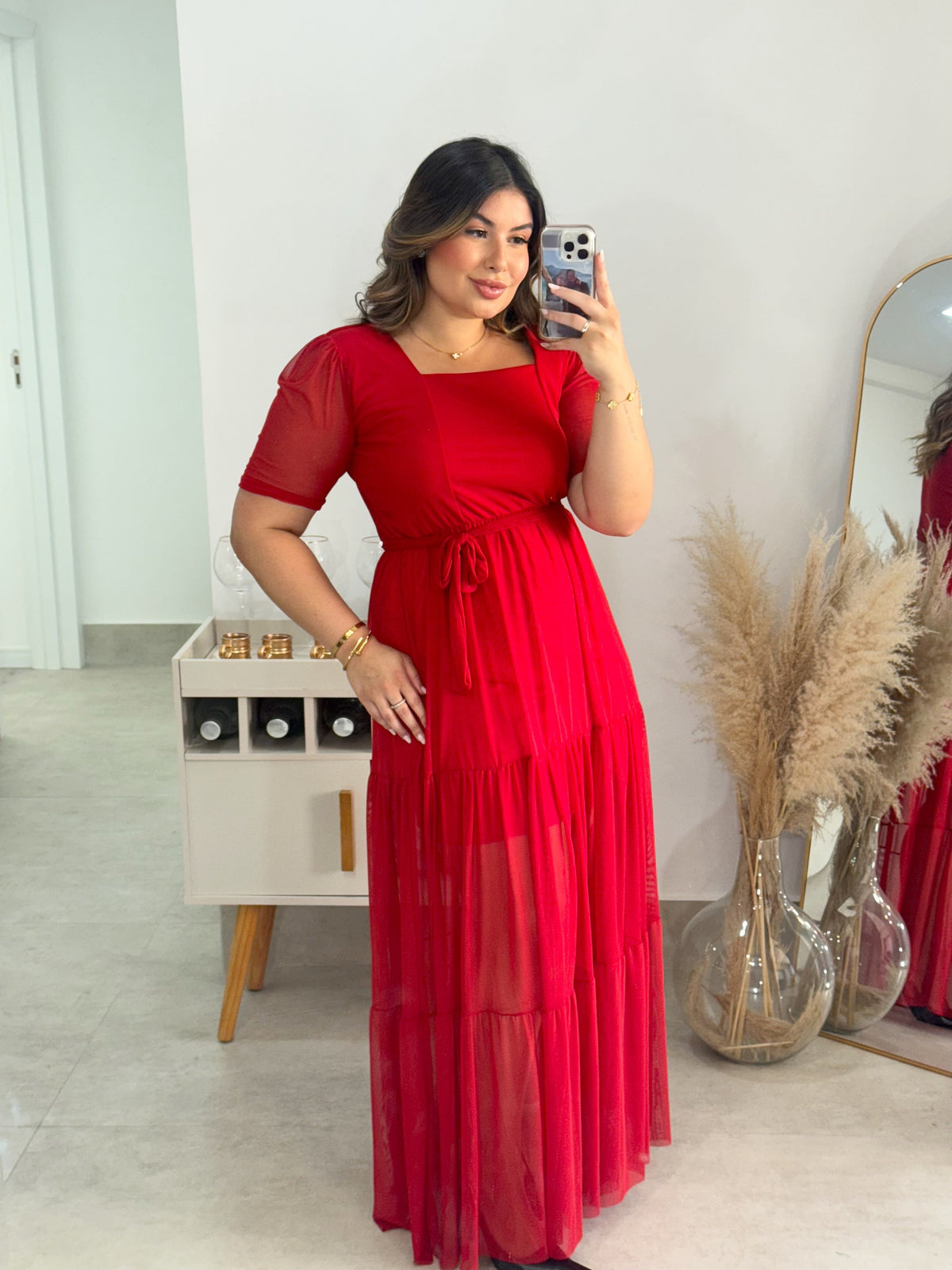 Vestido Loren Liso Plus Size