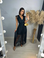 Vestido Izzy Manga Curta Liso