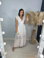 Vestido Izzy Manga Curta Liso