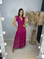 Vestido Izzy Manga Curta Liso