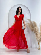 Vestido Izzy Manga Curta Liso