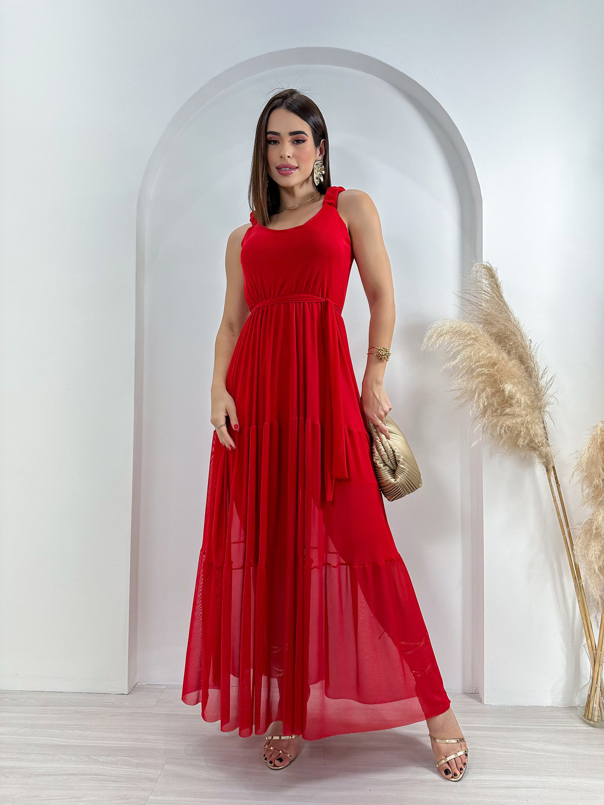 Vestido Lisa Liso Plus Size