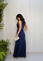 Vestido Longo em Poliamida Marilia