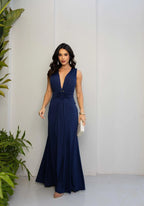 Vestido Longo em Poliamida Marilia