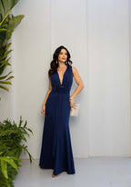 Vestido Longo em Poliamida Marilia