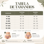 KIT 10 Calcinhas Cintura Alta Modeladora Premium