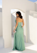 Vestido Longo Acetinado Suzan